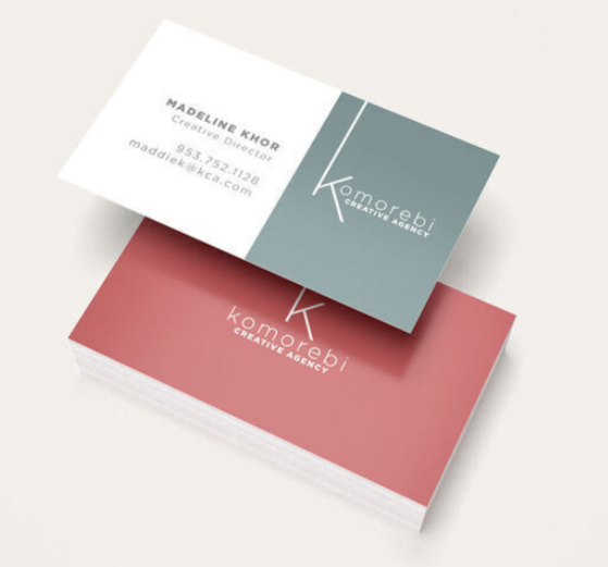 Edge Painted Business Cards Reflect Attention to Detail and Quality
